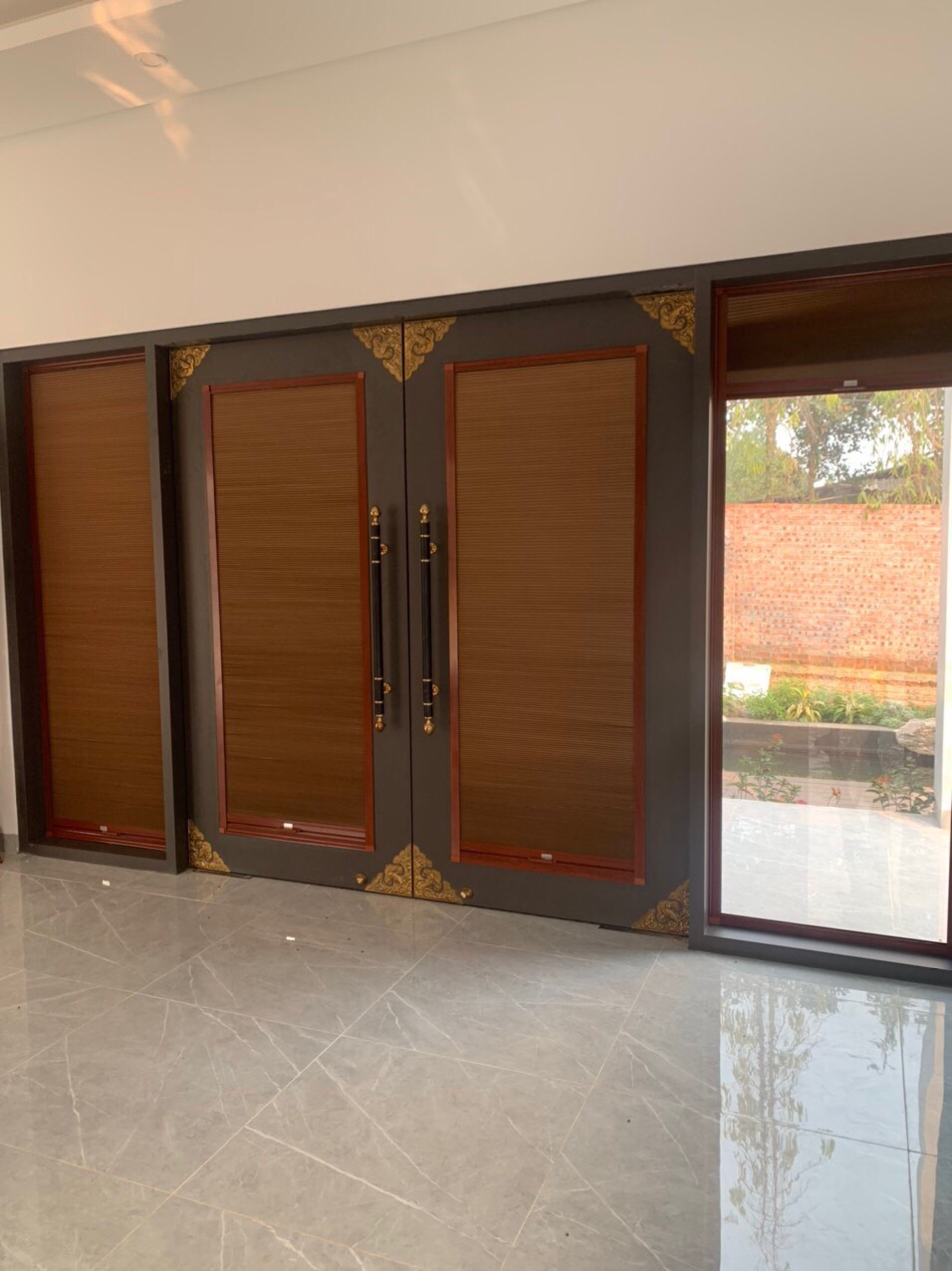 Vách điều hòa tổ ong ngăn phòng khách cao cấp