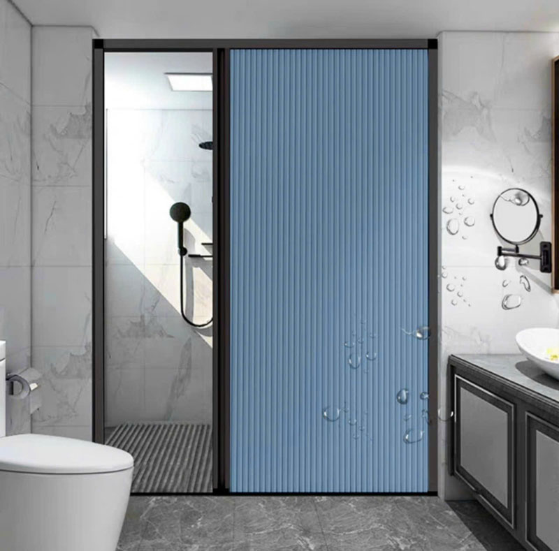 Cửa vách ngăn nhà vệ sinh xếp gọn